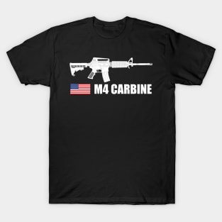 US Army M4 Carbine white version T-Shirt